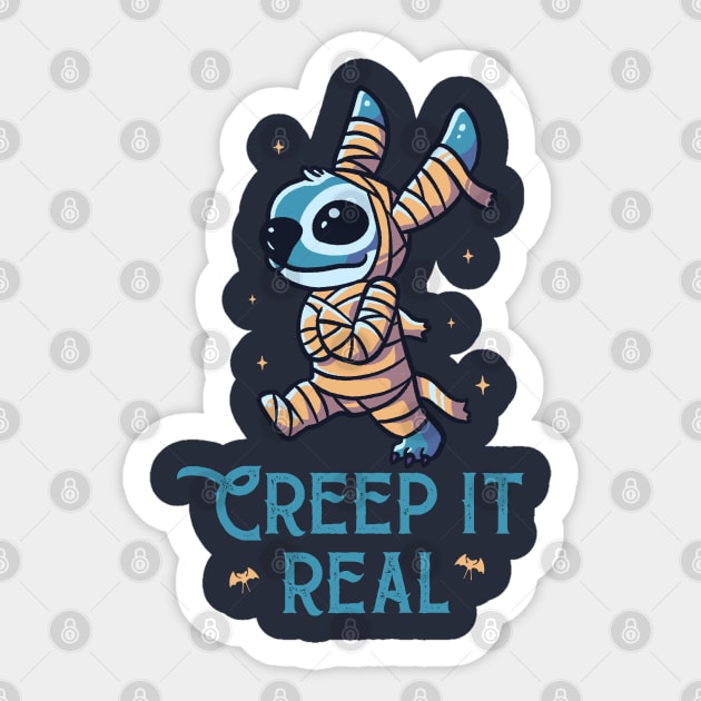 Creep It Real Funny Cute Spooky Sticker by eduely